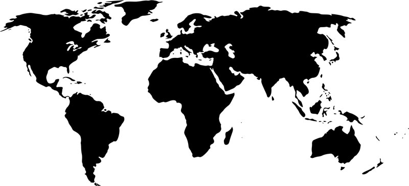 world map